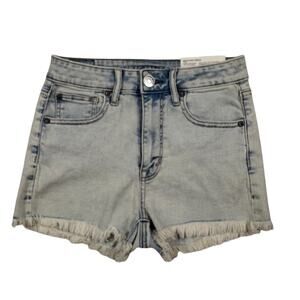 American Eagle Cut Off Shorts Women's 2 Light Blue Next Level Stretch NWT